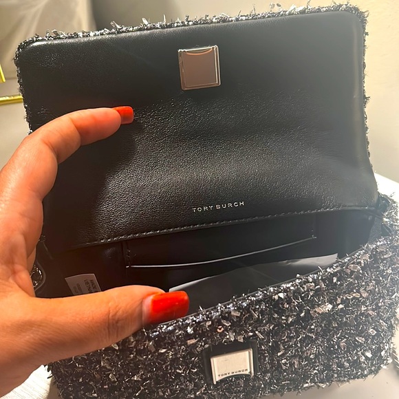 Tory Burch MINI KIRA TWEED FLAP BAG - Picture 3 of 7